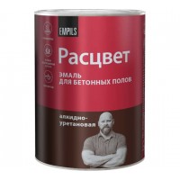 Эмаль для бетонных полов 2,7кг. коричневая  Расцвет